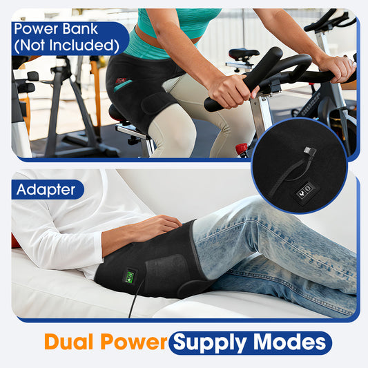 Red Light Heat Therapy Vibration Massage Device