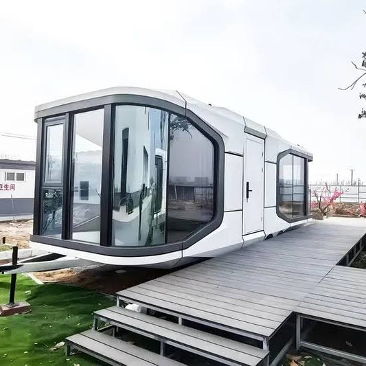 China Factory Mobile Luxury Capsule Homes House Hotel Container House With Bathroom Shower Outdoor